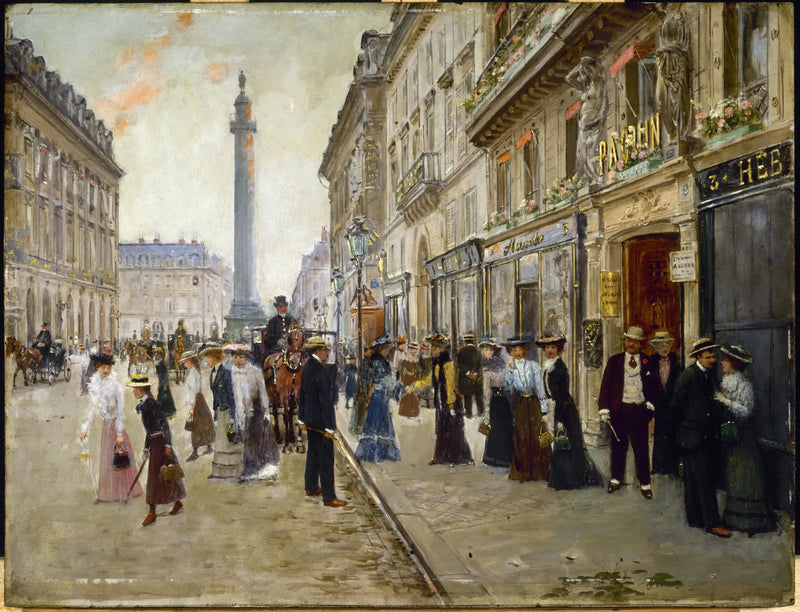 Ausgang der Arbeiterinnen des Hauses Paquin - Jean Béraud