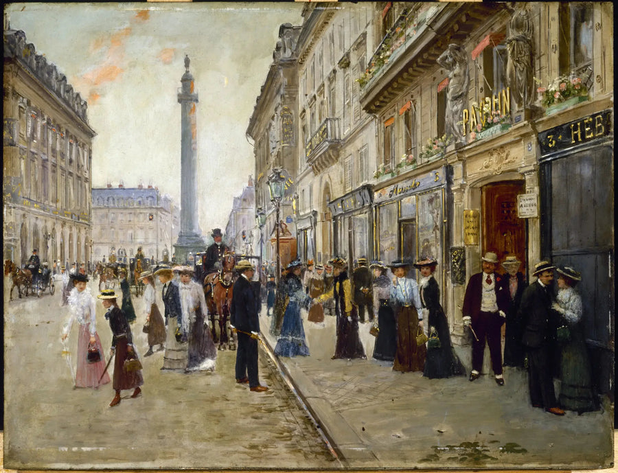 Ausgang der Arbeiterinnen des Hauses Paquin - Jean Béraud