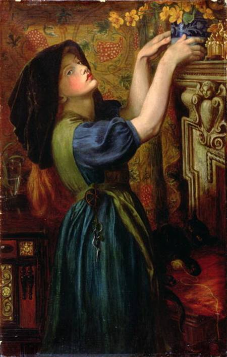 Sorgen - Dante Gabriel Rossetti