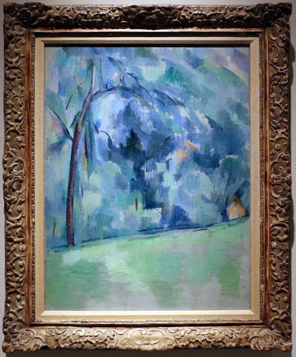 Sous-bois provençal - Paul Cézanne image 2 reproduction artisanale de tableau