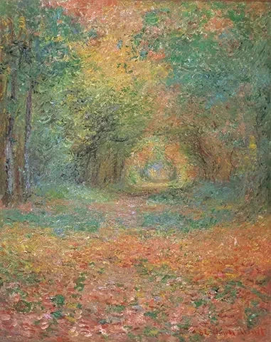 Sous-bois dans la forêt de Saint-Germain W750 par Claude Monet, musée d’art de Yamagata