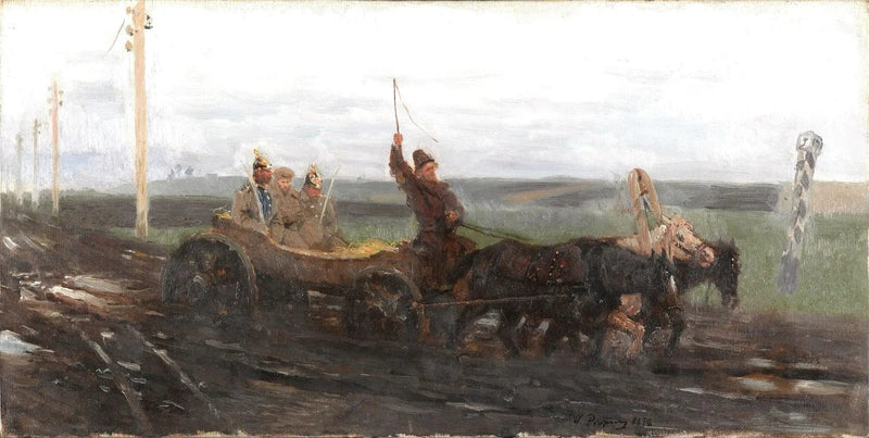 Unter guter Obhut. Auf einer Verkaufsstraße - Ilya Repin