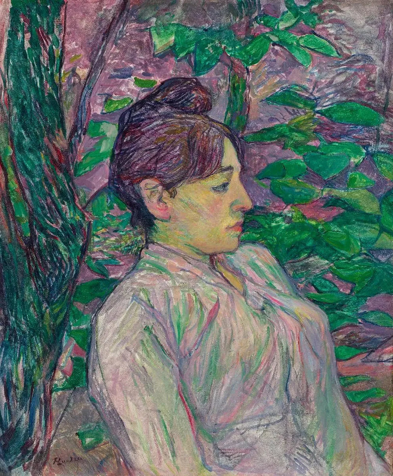 Unter dem Grün - Henri de Toulouse-Lautrec
