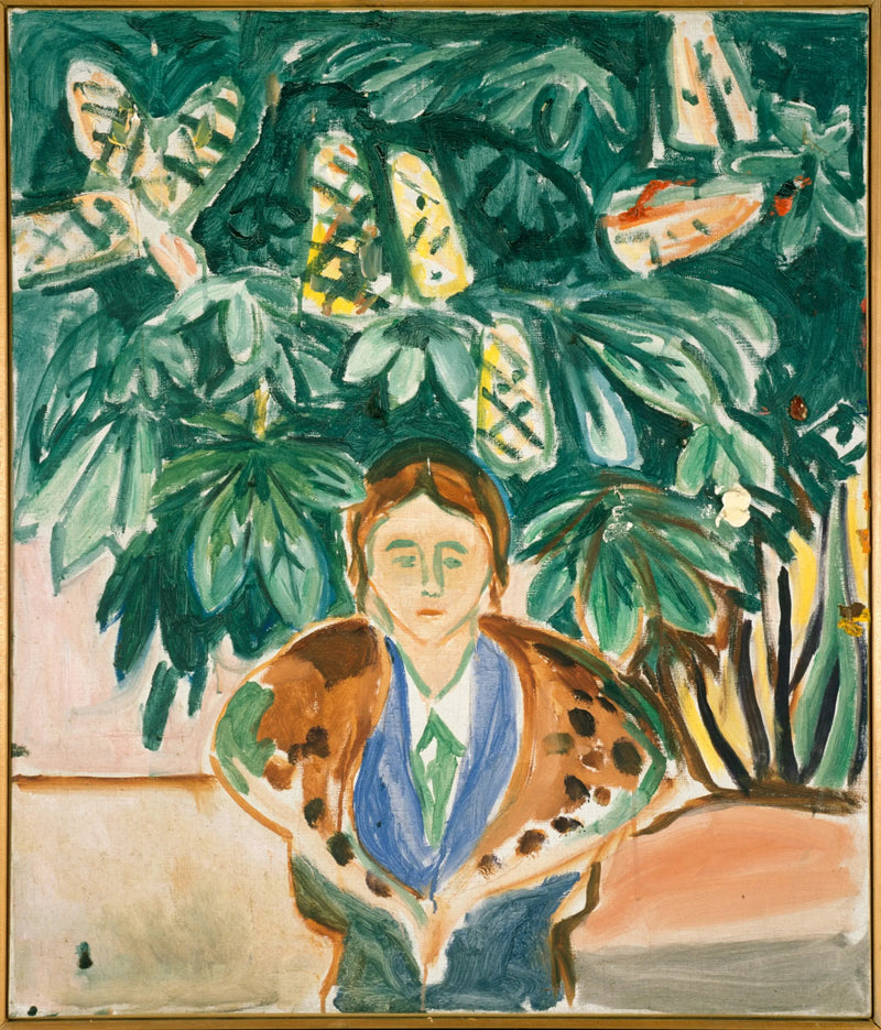 Unter der Kastanie - Edvard Munch
