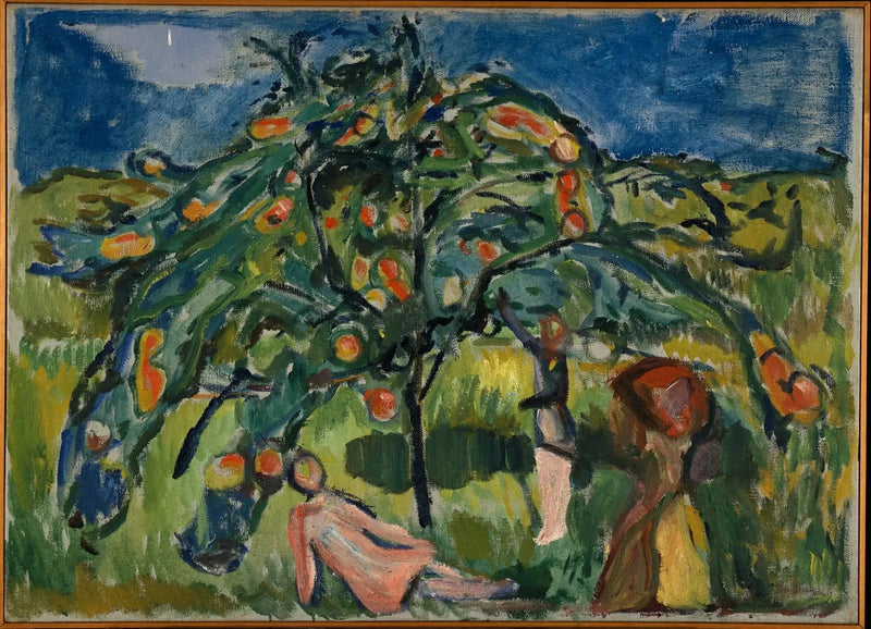 Unter dem Apfelbaum - Edvard Munch