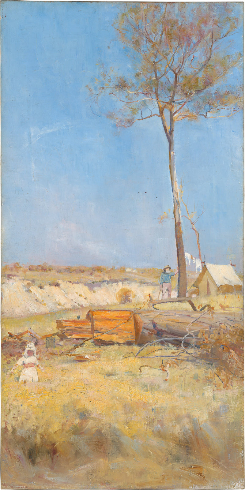 Unter der Sonne des Südens (Lager des Holzfällers) - Charles Conder