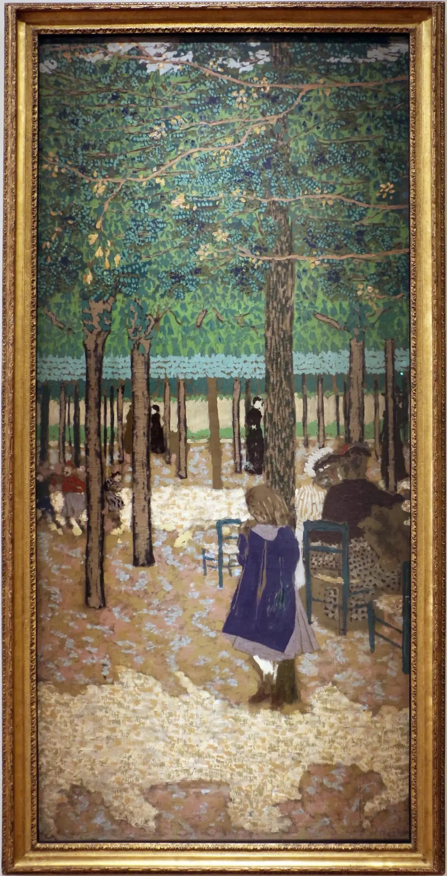 Unter den Bäumen eines öffentlichen Gartens - Édouard Vuillard