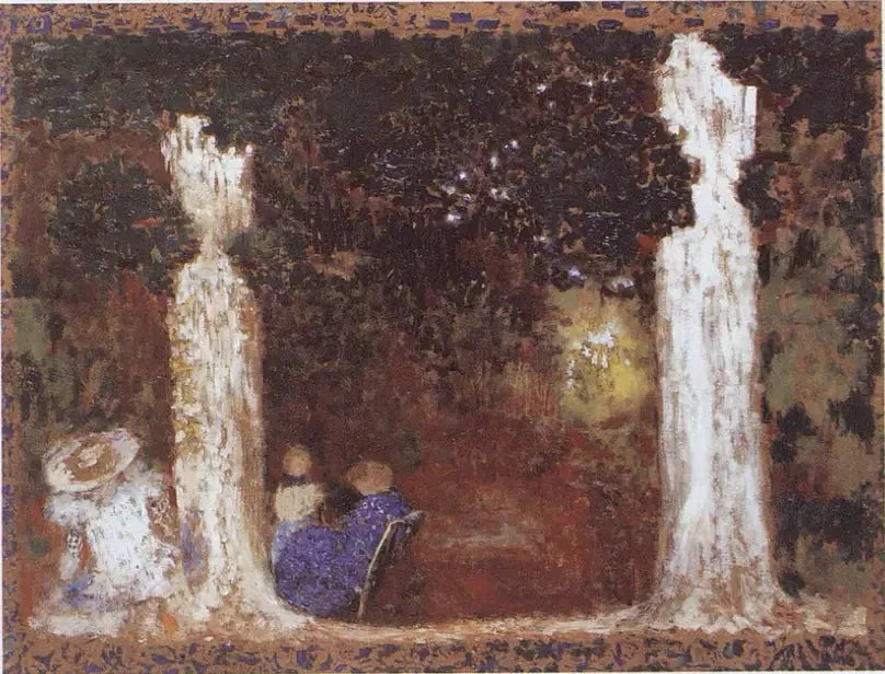 Unter den Bäumen - Édouard Vuillard