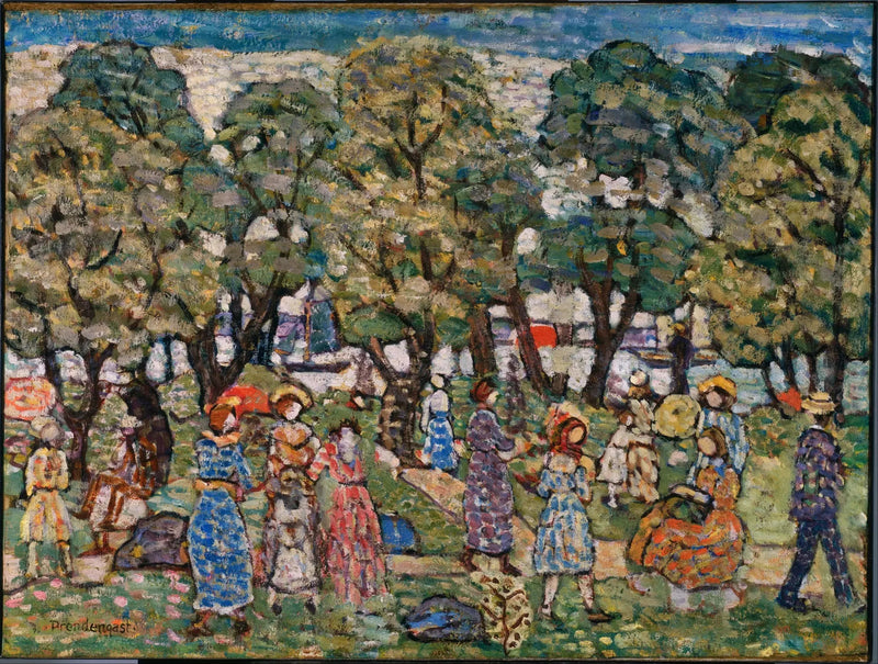Unter den Bäumen - Maurice Prendergast
