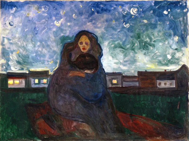 Unter den Sternen - Edvard Munch