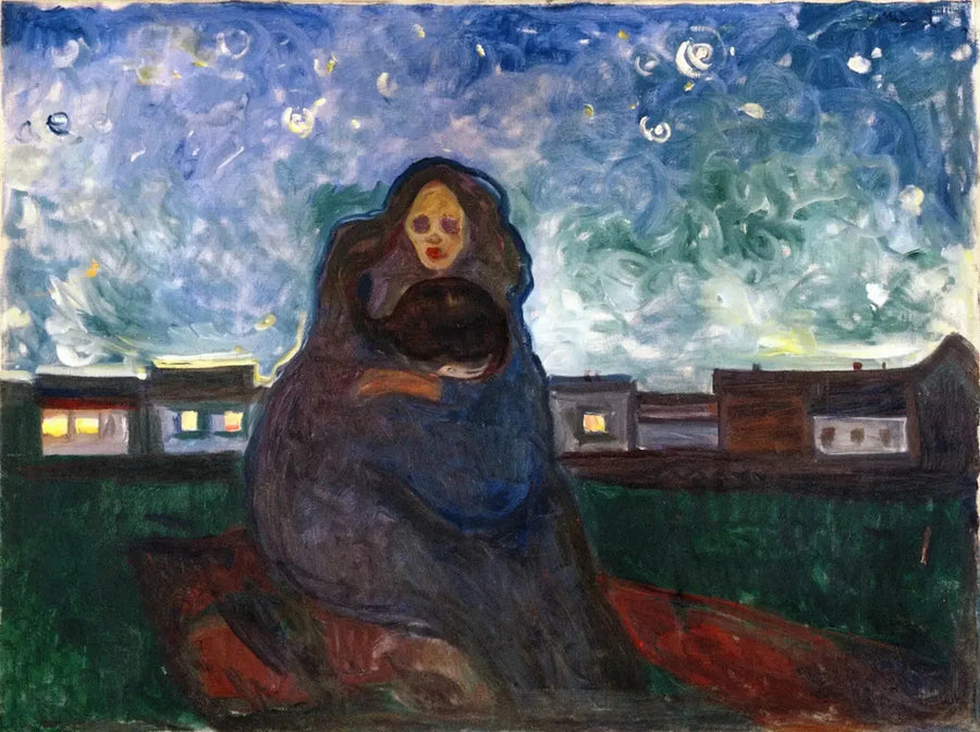Unter den Sternen - Edvard Munch