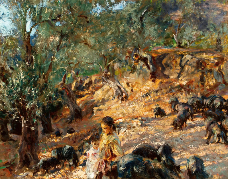Unter den Olivenbäumen - John Singer Sargent