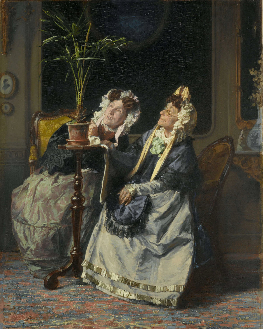 "Sous les palmiers". - Alexander Hugo Bakker Korff