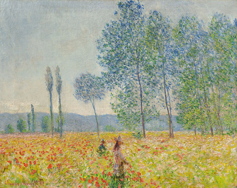 Unter den Pappeln W1136 - Claude Monet
