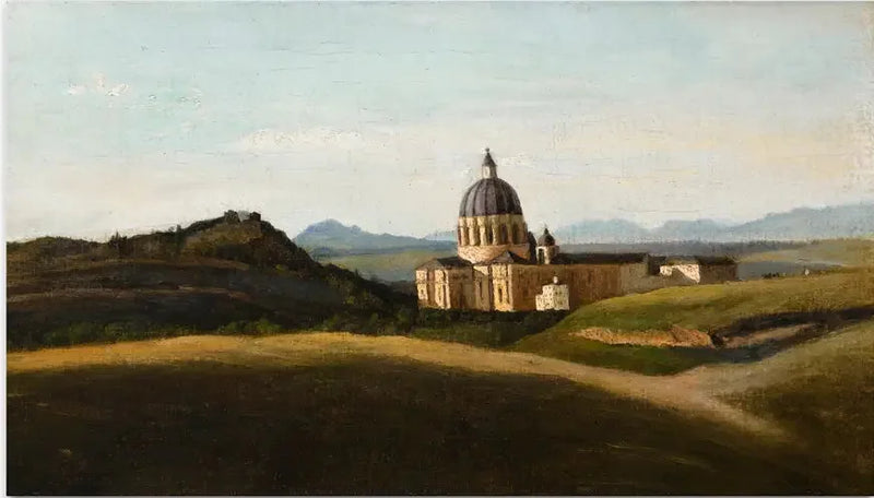 Souvenir d'Italie - Der Vatikan und der Petersplatz außerhalb der Mauern - Jean-Baptiste Camille Corot