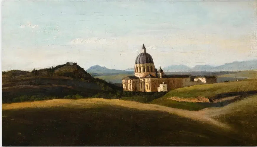 Souvenir d'Italie - Der Vatikan und der Petersplatz außerhalb der Mauern - Jean-Baptiste Camille Corot