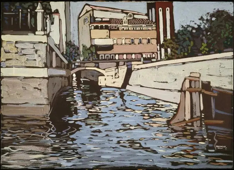 Souvenir von Venedig 3 (Kanal) - Vassily Kandinsky