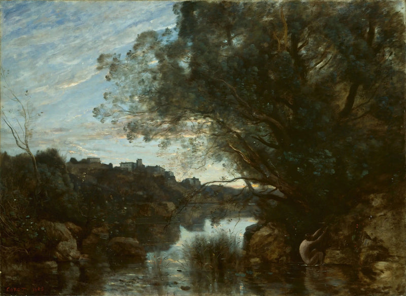 Souvenir der Umgebung des Nemi-Sees - Jean-Baptiste Camille Corot