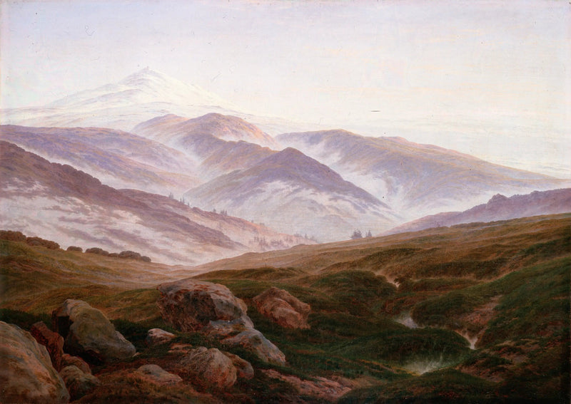 Erinnerungen im Riesengebirge - Caspar David Friedrich