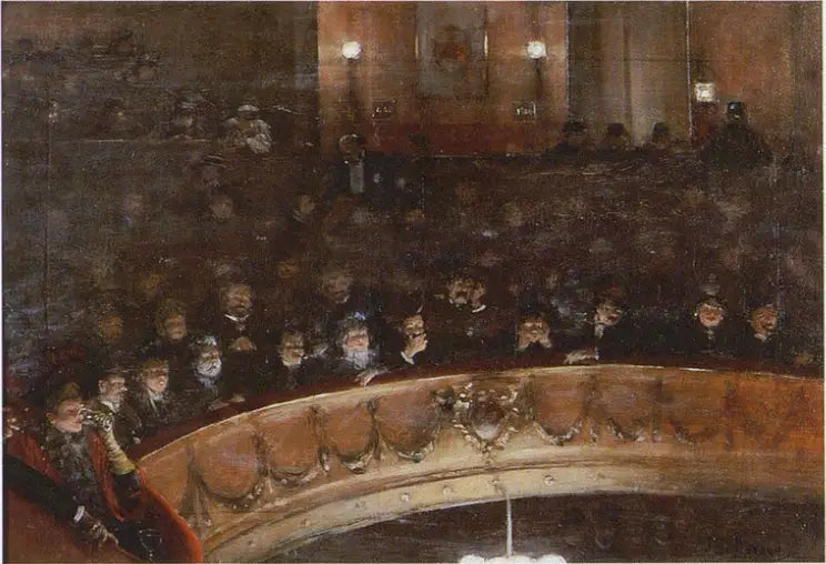 Zuschauer auf Balkonsesseln - Jean Béraud
