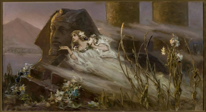 Sphinx und eine Frauen-Fee - Wilhelm Kotarbiński