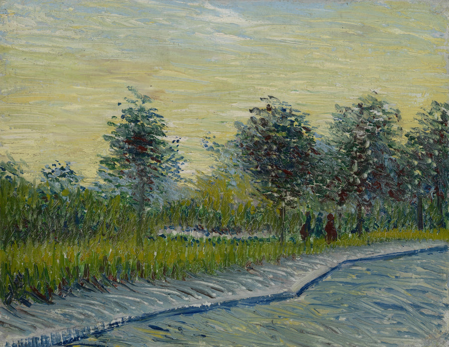 Square Saint-Pierre bei Sonnenuntergang - Vincent van Gogh