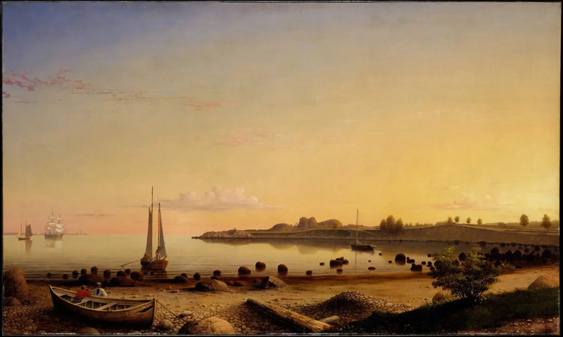 Stage Fort durch den Hafen von Gloucester - Fitz Henry Lane