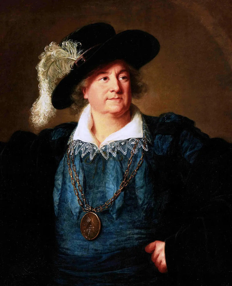 Stanislas Auguste mit dem freimaurerischen Emblem auf seiner Brust - Élisabeth Vigée Le Brun