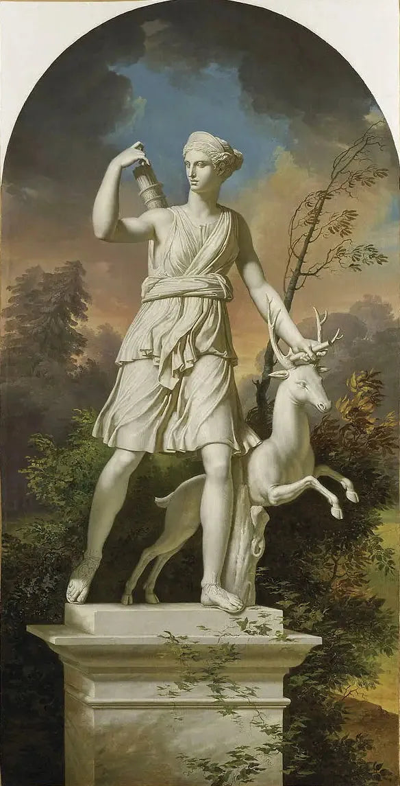 Statue der Diana - Charles Meynier