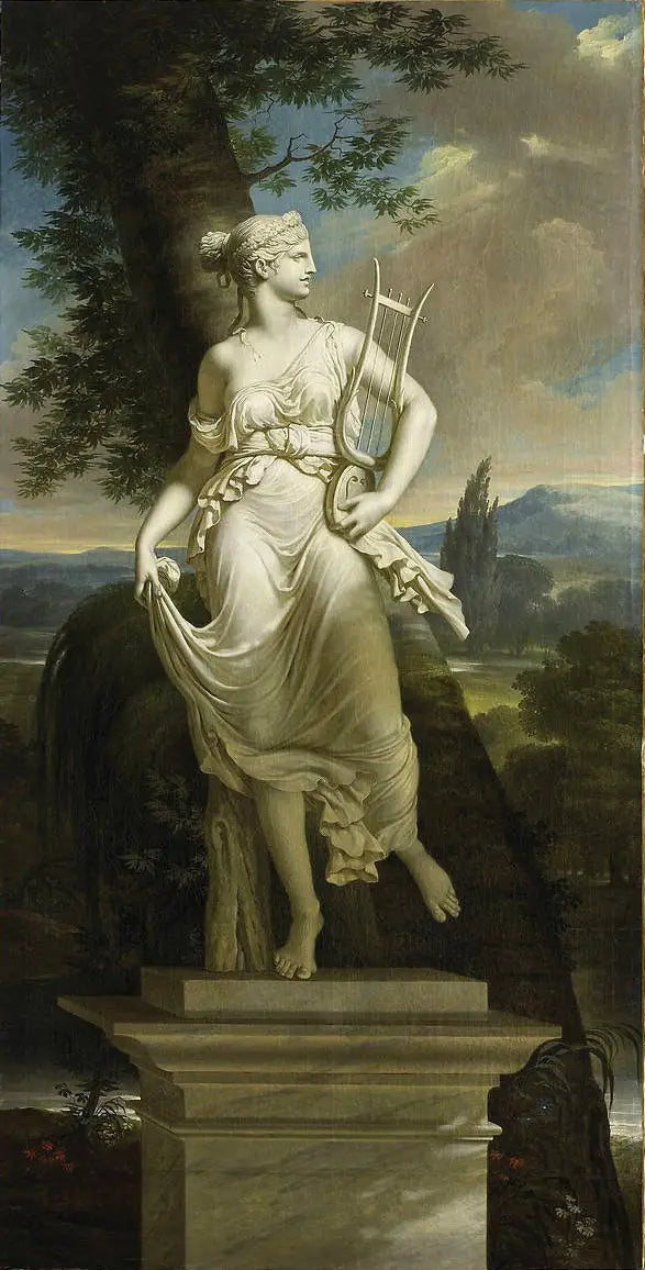 Statue von Polymnie - Charles Meynier