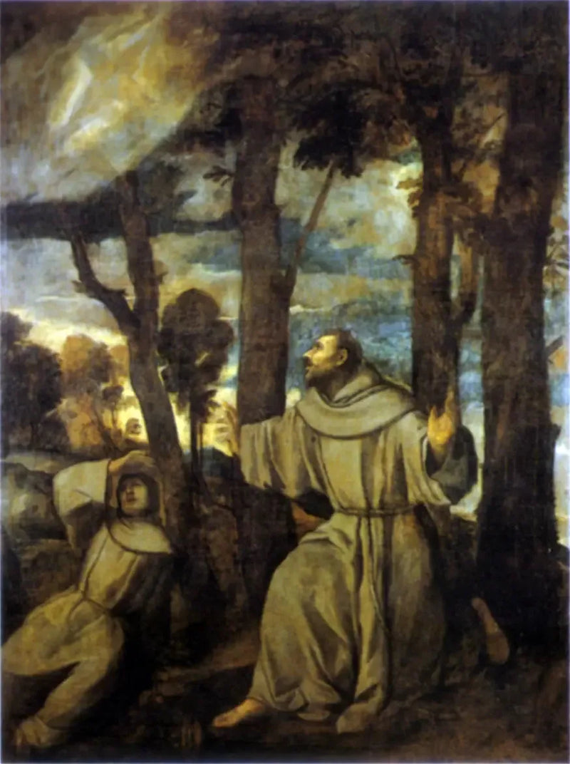Stigmatisierung des heiligen Franziskus - Titian