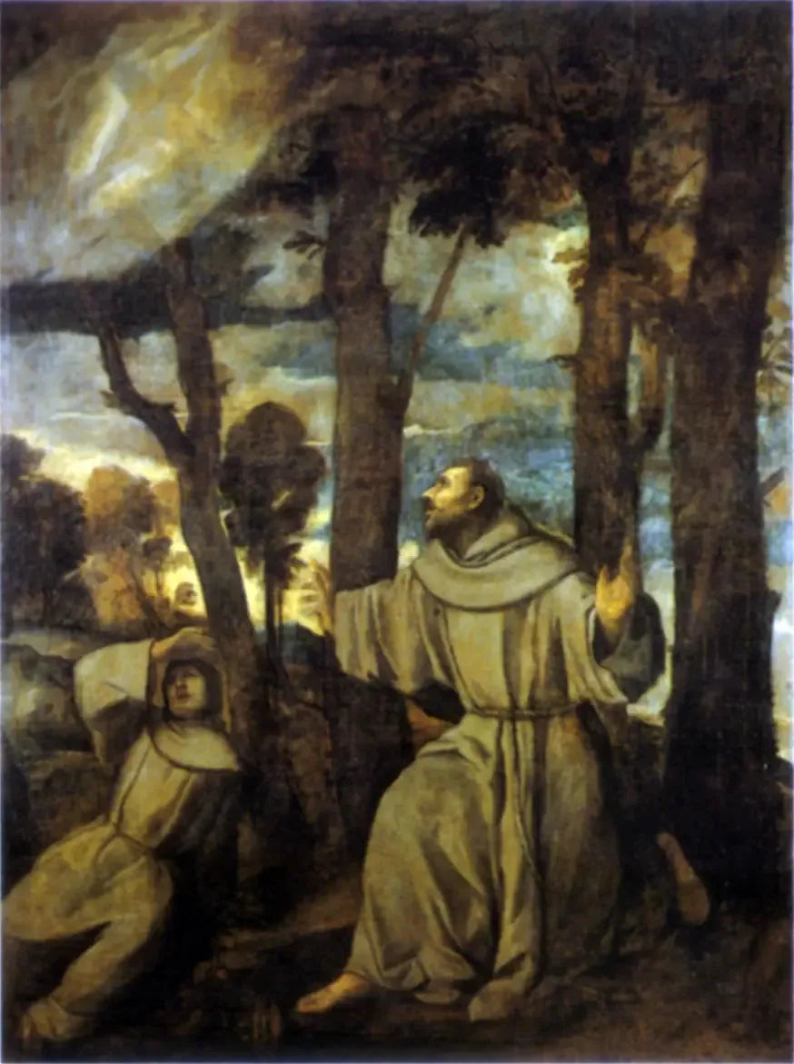 Stigmatisierung des heiligen Franziskus - Titian