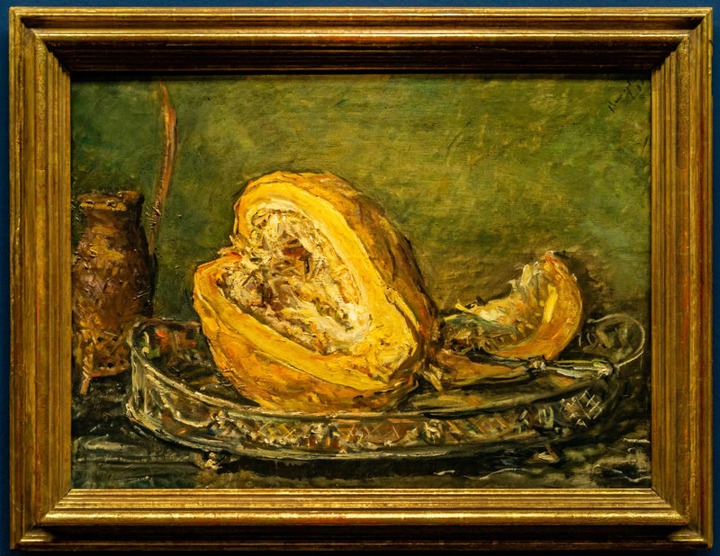 Stillleben mit Melone - Max Slevogt