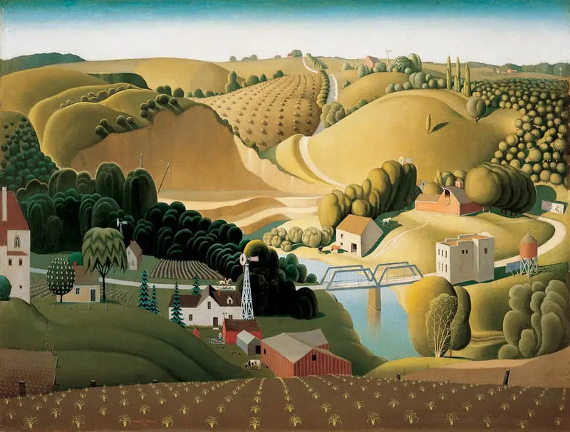 Steinstadt, Iowa - Grant Wood