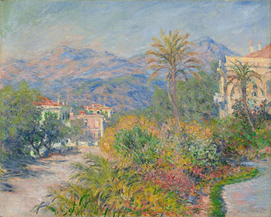 Strada Romana in Bordighera - Claude Monet