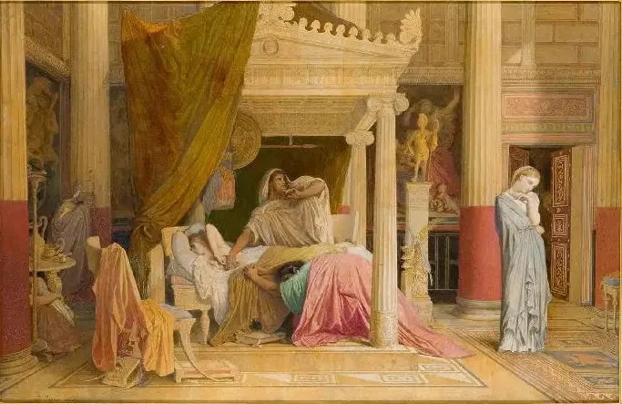 Stratonice und Antiochus - Jean-Auguste-Dominique Ingres
