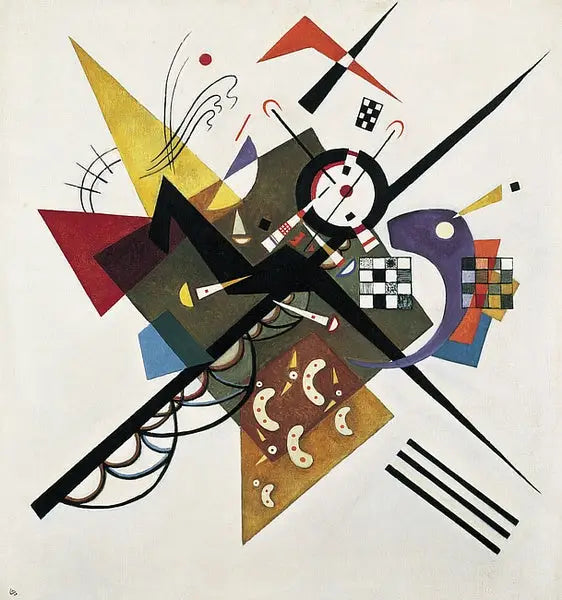 Sur blanc II - Vassily Kandinsky