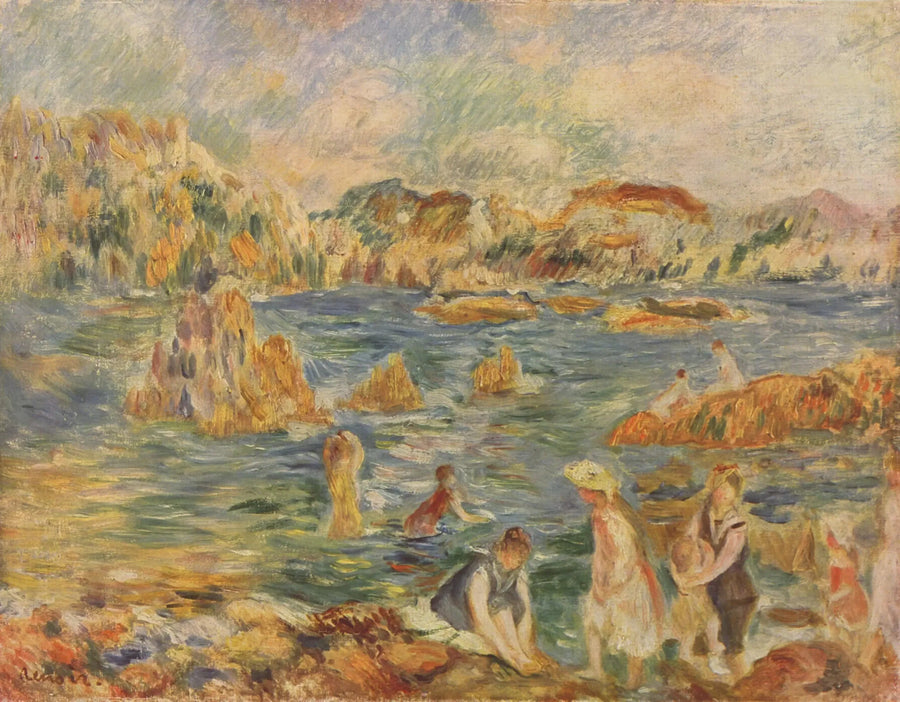 Am Strand von Guernsey - Pierre-Auguste Renoir