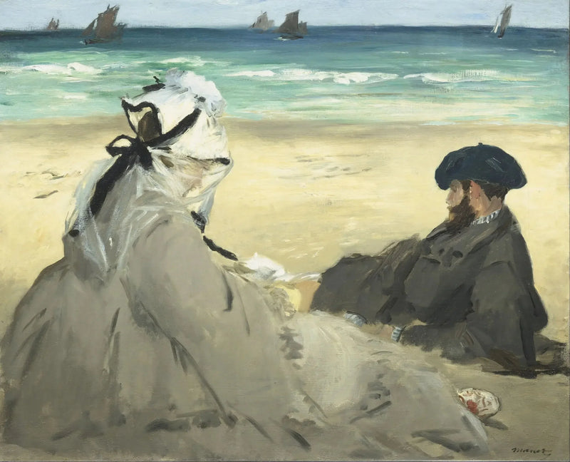 Am Strand - Édouard Manet