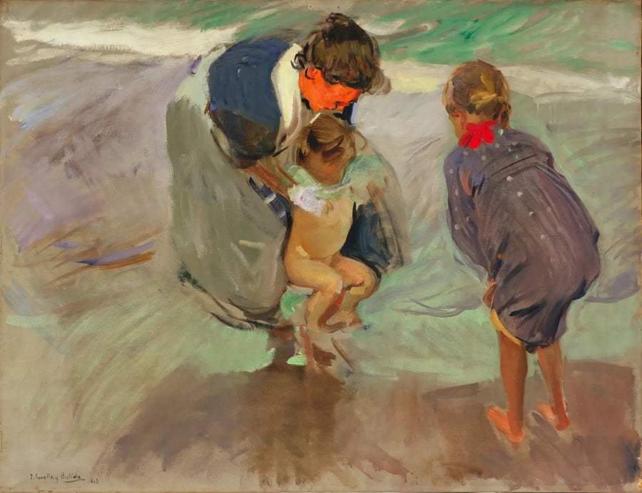 Am Strand - Joaquín Sorolla