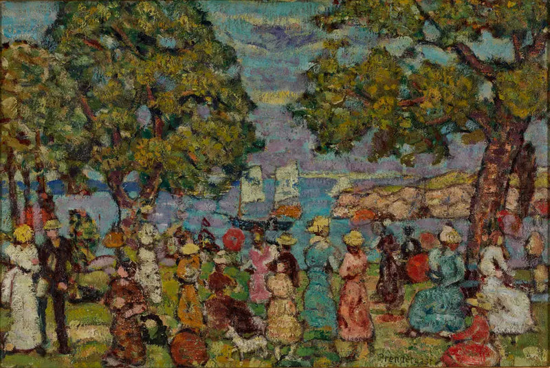 Am Strand - Maurice Prendergast
