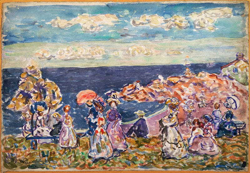 Am Strand - Maurice Prendergast