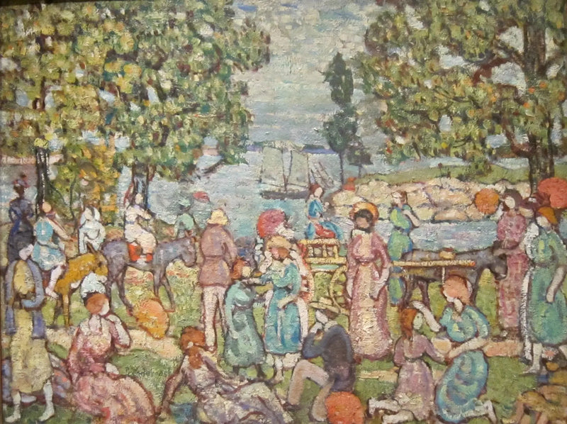 Am Strand, Nr. 3 - Maurice Prendergast
