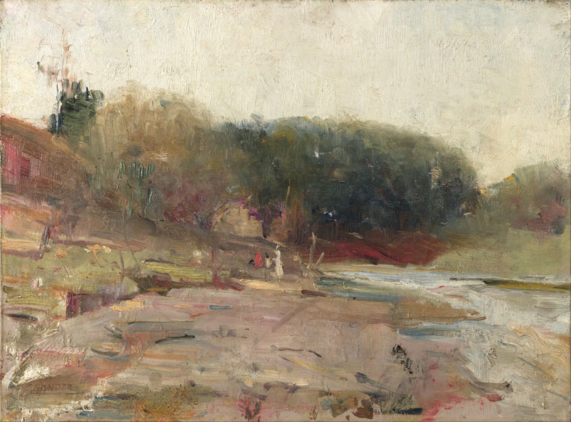 Am Fluss Yarra, in der Nähe von Heidelberg, Victoria - Charles Conder