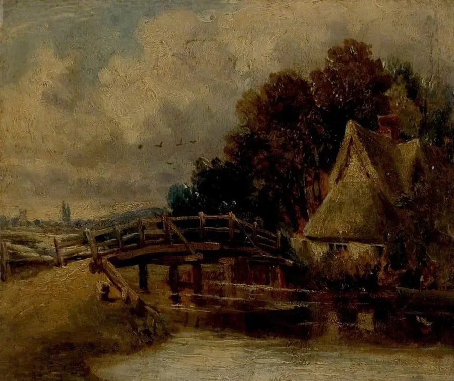 Sur la Stour près d'East Bergholt, Suffolk - John Constable