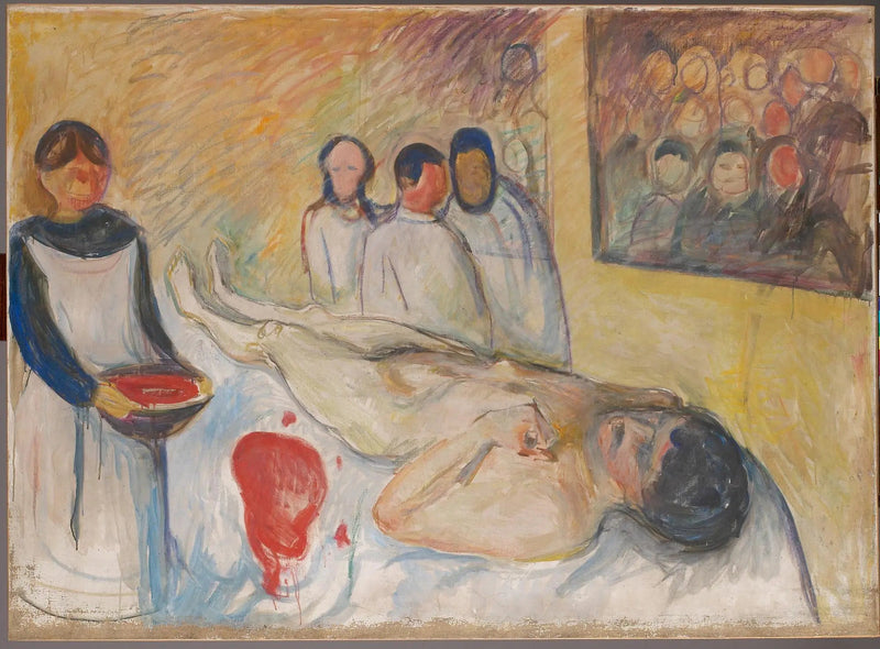Auf dem Operationstisch - Edvard Munch