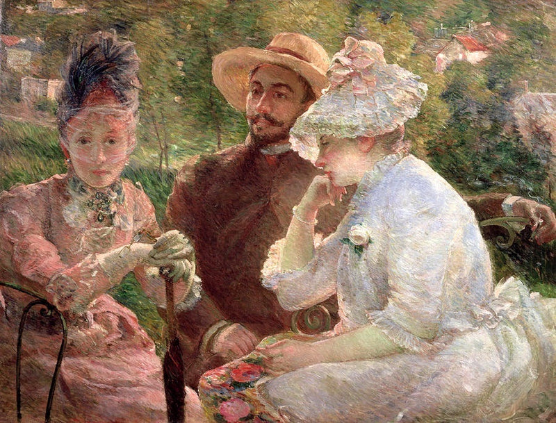 Auf der Terrasse in Sèvres - Marie Bracquemond