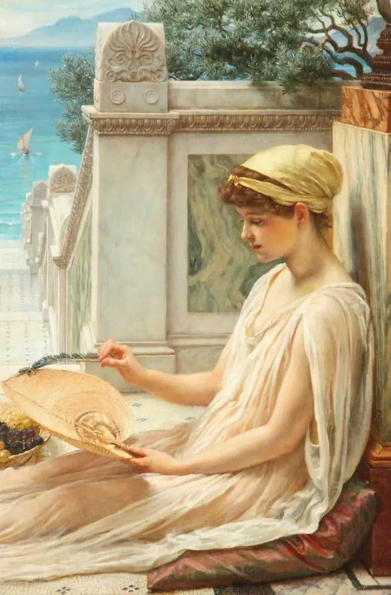 Auf der Terrasse - Edward Poynter