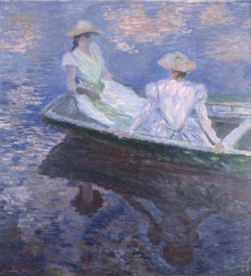 Auf dem Boot - Claude Monet