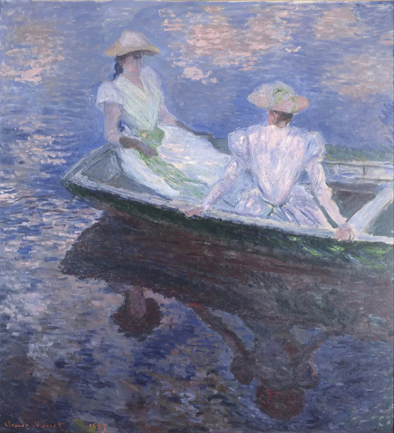 Auf dem Boot W1152 - Claude Monet